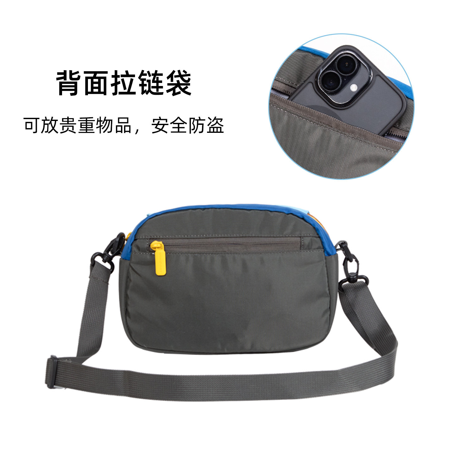 Outdoor dopamine crossbody bag lightweight travel small bag