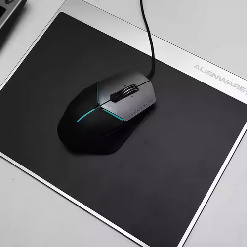 ALIENWARE外星人金属鼠标垫 铝合金小号电竞游戏办公笔记本鼠标垫 - 图1