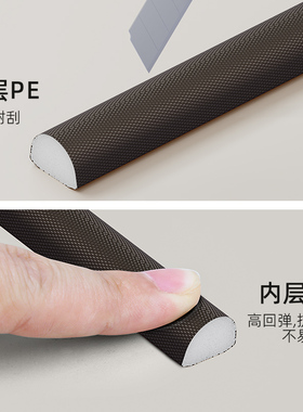 柜门防尘密封胶条木门封边条自粘门缝隔音胶条塑钢窗缝隙密封防风