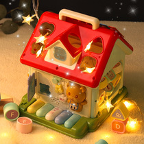 Knock on the violin Baby Child Handbeat Drum Toy Piano Clapping Drum Solid Play House Multifunction Early Education Puzzle