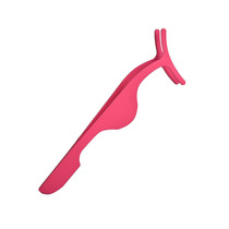 1Pc Rose Red Eyelash Curler False Eyelashes Clip Stainless