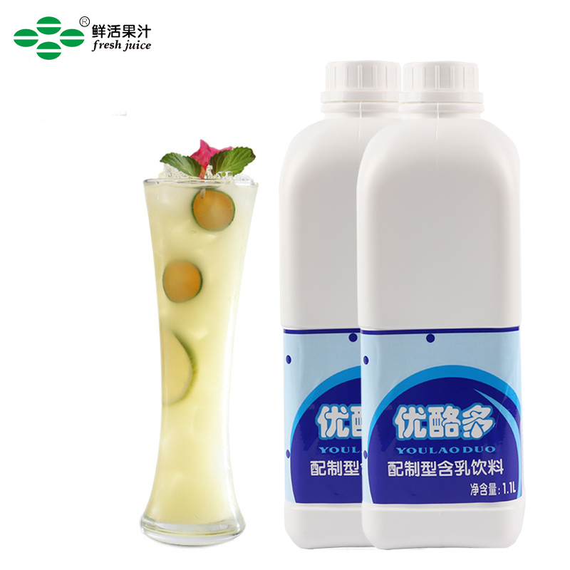 鲜活原味优酪多1.1L 优益多乳酸菌优酪乳奶茶原料浓缩酸奶优酪多 - 图0