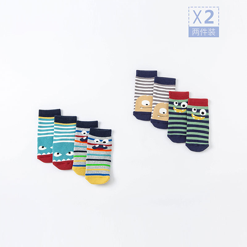 戴维贝拉儿童短袜冬季新款男童洋气弹力袜小童宝宝运动袜子,淘宝优惠券,粉丝福利购,淘宝优惠卷