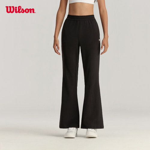 Wilson威尔胜官方春季女士SANDRIFT弹力网球运动健身喇叭长裤 - 图1