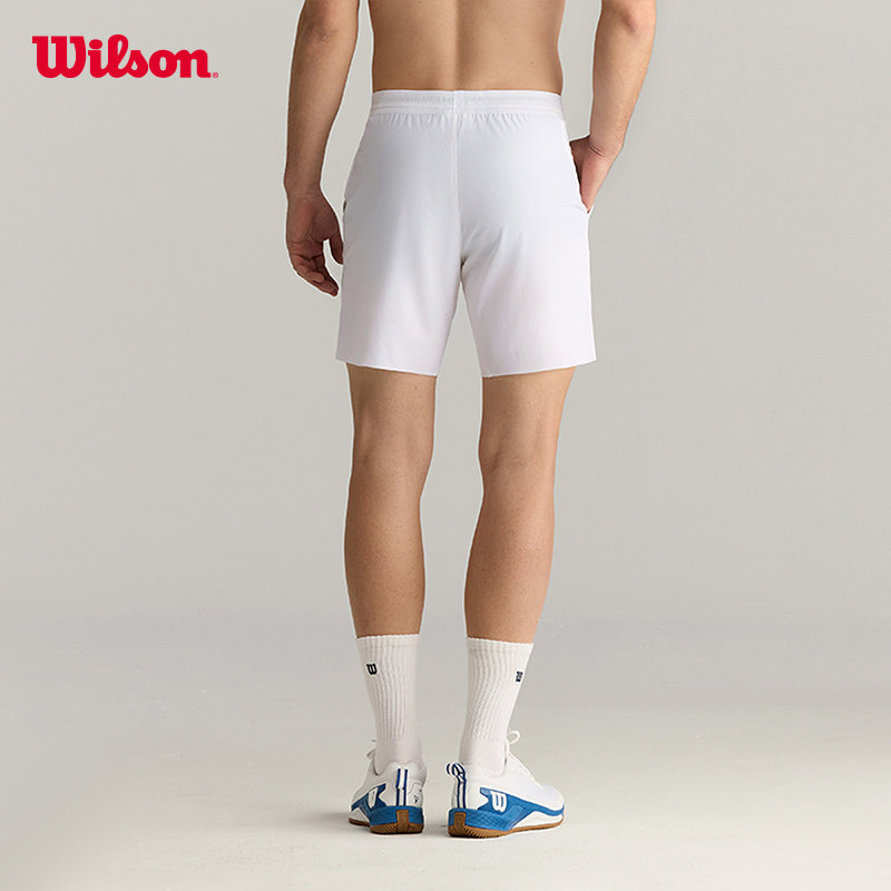Wilson威尔胜官方男士TOURNAMENT PRO透气运动健身网球短裤,淘宝优惠券,粉丝福利购,淘宝优惠卷