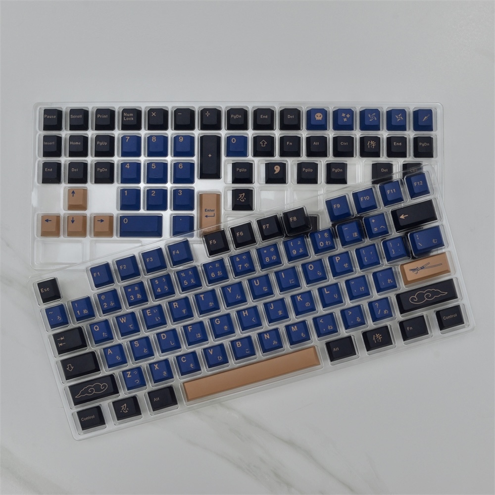 GMK 蓝武士 129键PBT原厂高度热升华机械键盘键帽 热哥外设 - 图2