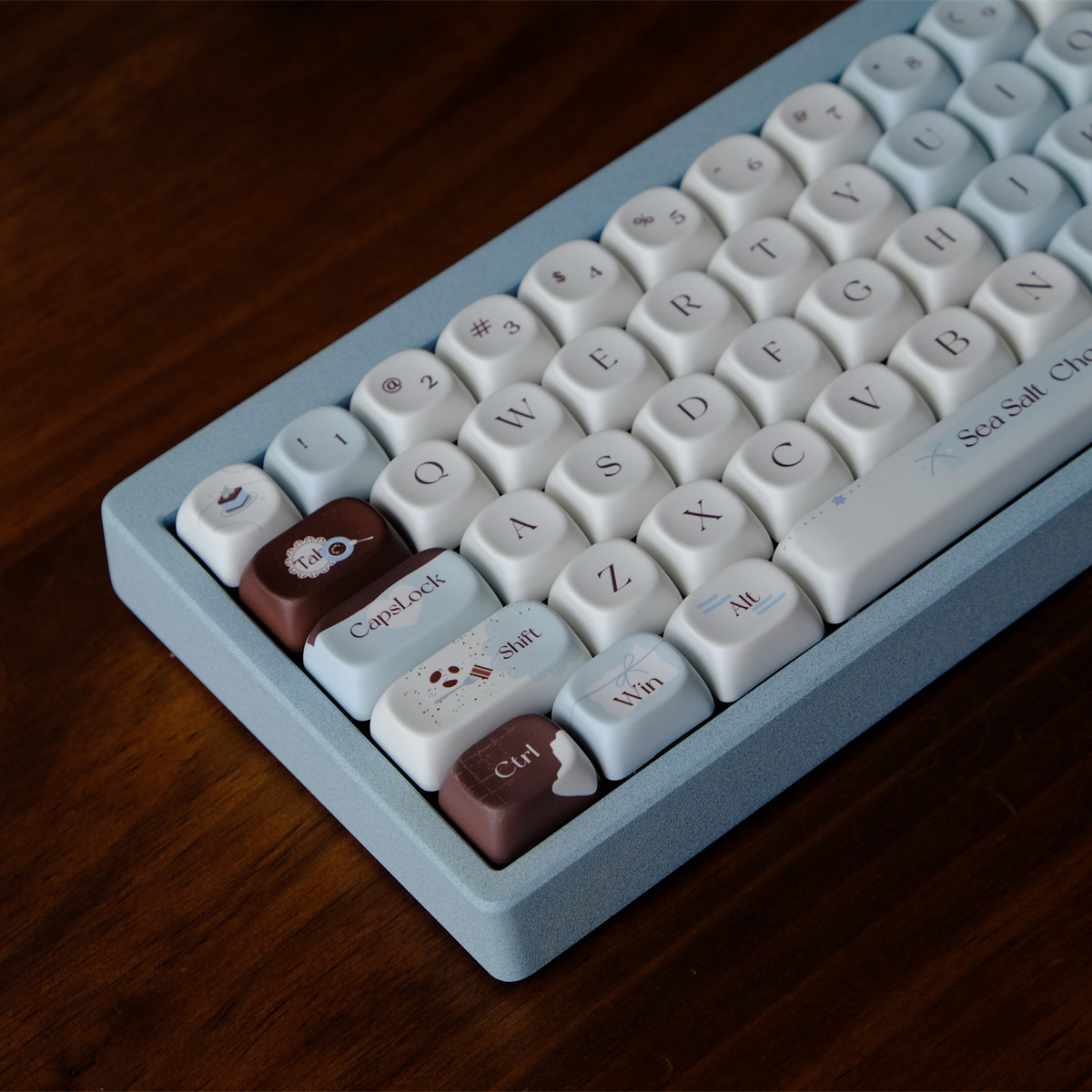 海盐巧克力键帽 PBT XOA高度 热升华 机械键盘帽 wooting 雨75,淘宝优惠券,粉丝福利购,淘宝优惠卷