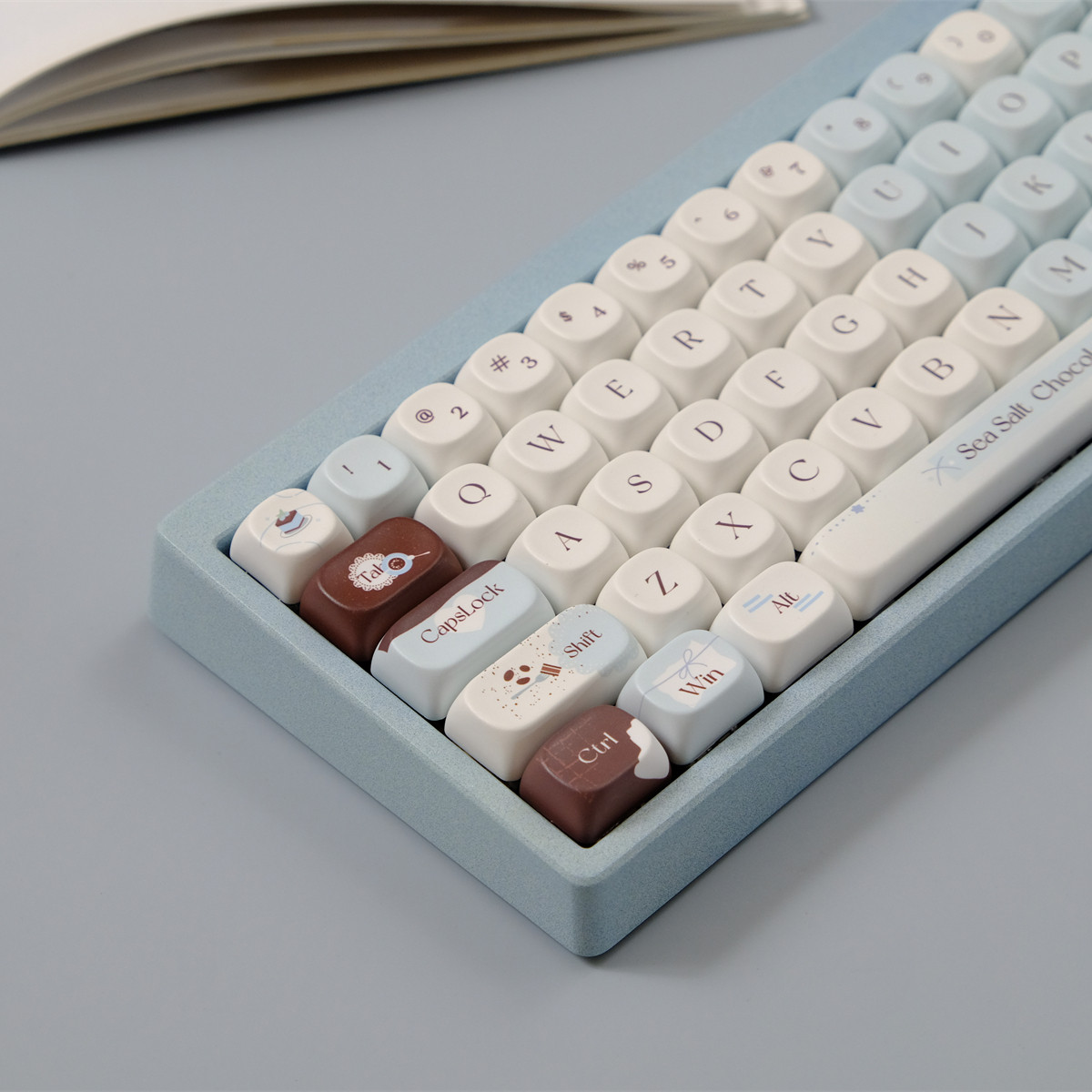 海盐巧克力键帽 PBT XOA高度 热升华 机械键盘帽 wooting 雨75,淘宝优惠券,粉丝福利购,淘宝优惠卷