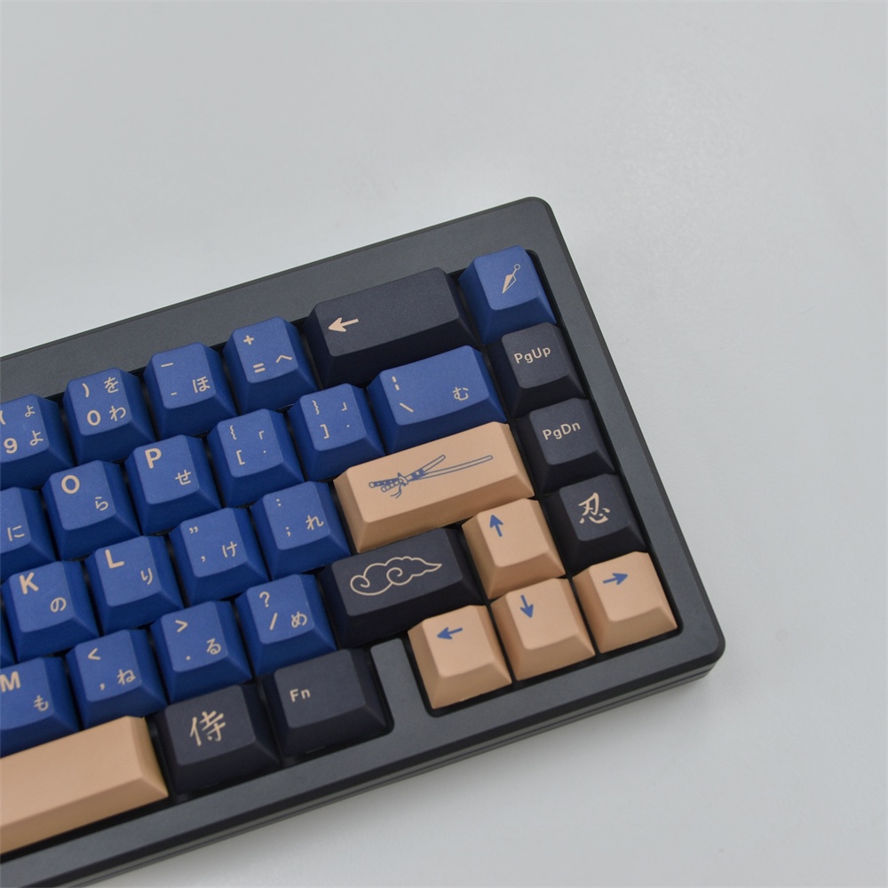 GMK 蓝武士 129键PBT原厂高度热升华机械键盘键帽 热哥外设 - 图1