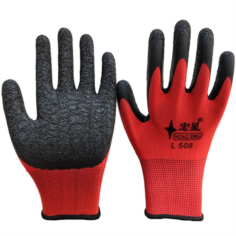 推荐Labor protection gloves wrinkle L508 dipping wRear-kresi - 图2