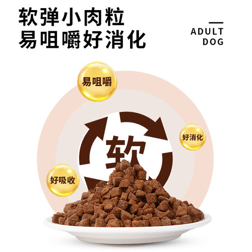 K9软粮半冻干全价狗粮 成犬幼犬老年犬小型犬泰迪比熊专用 - 图1