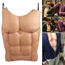 80 %HOTEVA Men Fake Skin Chest Muscle Costume Cosplay Props
