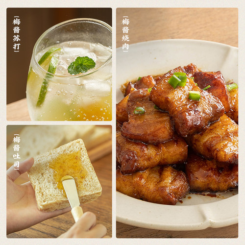 潮汕集锦酸梅酱广式特产烧鹅酱冰梅子酱烤鸭叉烧青梅酱蘸调料200g - 图3