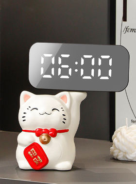 招财猫钥匙收纳入户玄关摆件家居饰品客厅桌面办公桌装饰品置物架