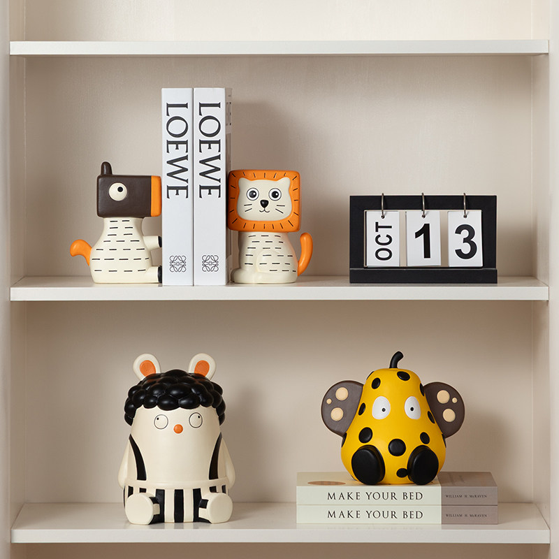 卡通客厅桌面摆件奶油风电视柜玄关创意简约酒柜装饰品高级感摆设,淘宝优惠券,粉丝福利购,淘宝优惠卷