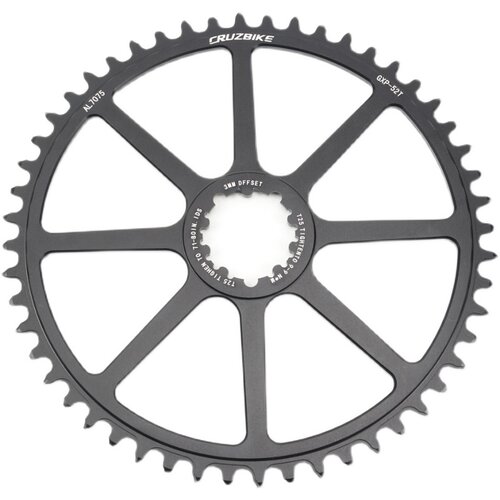 CRUZBIKE 3钉速联公路自行车GXP单盘40T--56T 直装正负齿单层盘片 - 图1