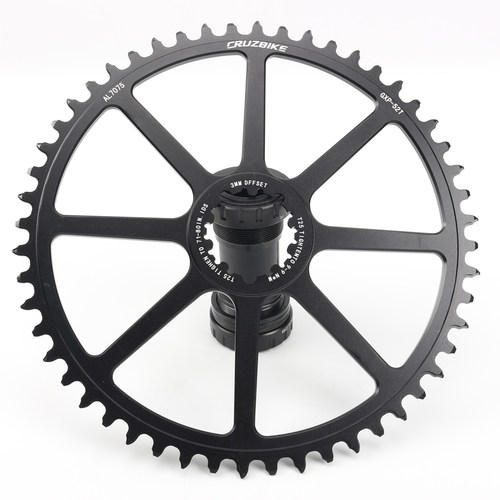 CRUZBIKE 3钉速联公路自行车GXP单盘40T--56T 直装正负齿单层盘片 - 图2