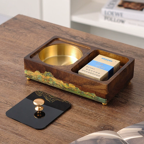 Большая пепельница для коммерческого использования для офиса для отеля, изысканный стиль, китайский стиль