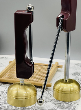 纯铜引磬自动可伸缩引罄铜磬助念