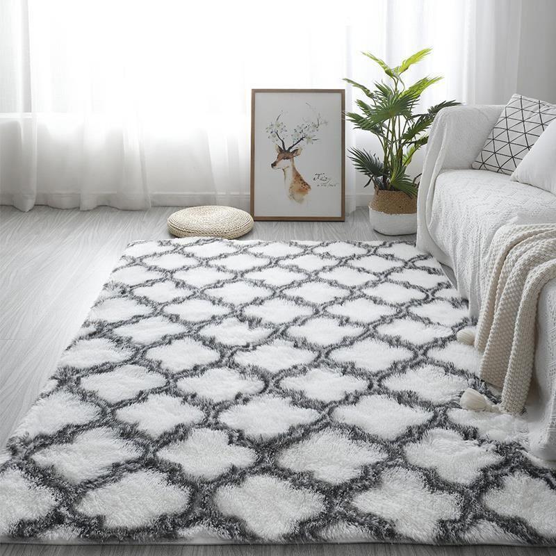 Soft Carpet Area Rugs Floor Bed Mats Living Room Bedroom Rug - 图2