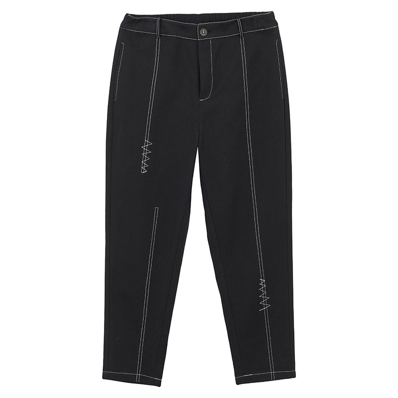 itreal瑞尔2022秋季显瘦高腰小脚裤 itreal牛仔裤