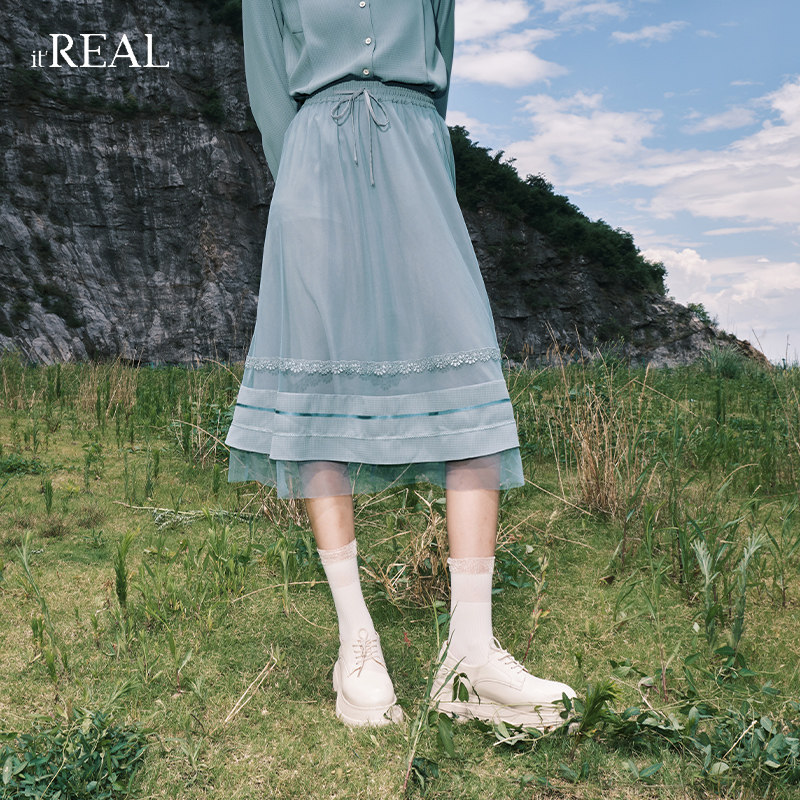 itreal瑞尔2022新款秋季女装伞裙 itreal半身裙