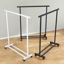 Landing clothes hanger Bedroom folding room Home hanging clothes hanger Sub-double pole style Balcony Cool Sunburn and Divine Instrumental New