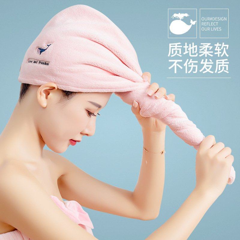 干发帽超强吸水2021新款洗头发速干s毛巾可爱包头女加厚浴帽擦头_虎窝淘