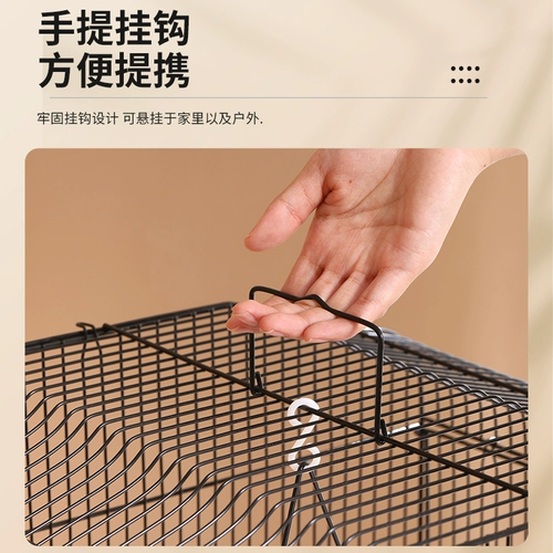 Птичья клетка тигр кожаная клетка Большая птичья клетка тигр Peony Сюанфенг Выделенная негабаритная роскошная вилла