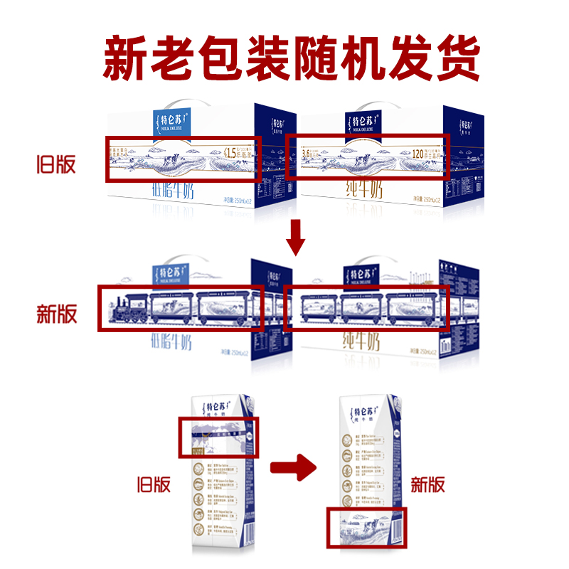 5月新货蒙牛特仑苏纯牛奶250mL×12盒整箱特价批全脂非有机官网营 - 图2