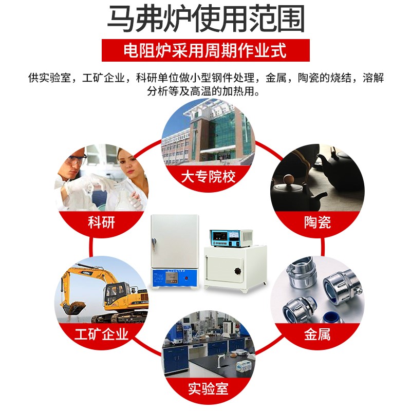 sx2智能马弗炉实验室热处理高温炉箱式电阻炉淬火退火工业电炉