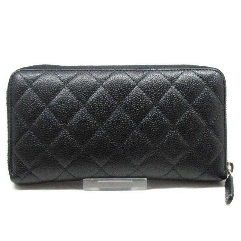 中古香奈儿9新双c logo黑色化妆包 Brandear海外女士包袋