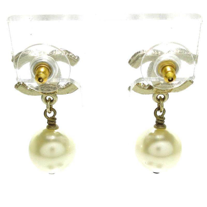 中古香奈儿9新双c logo耳钉耳环 Brandear海外女士包袋