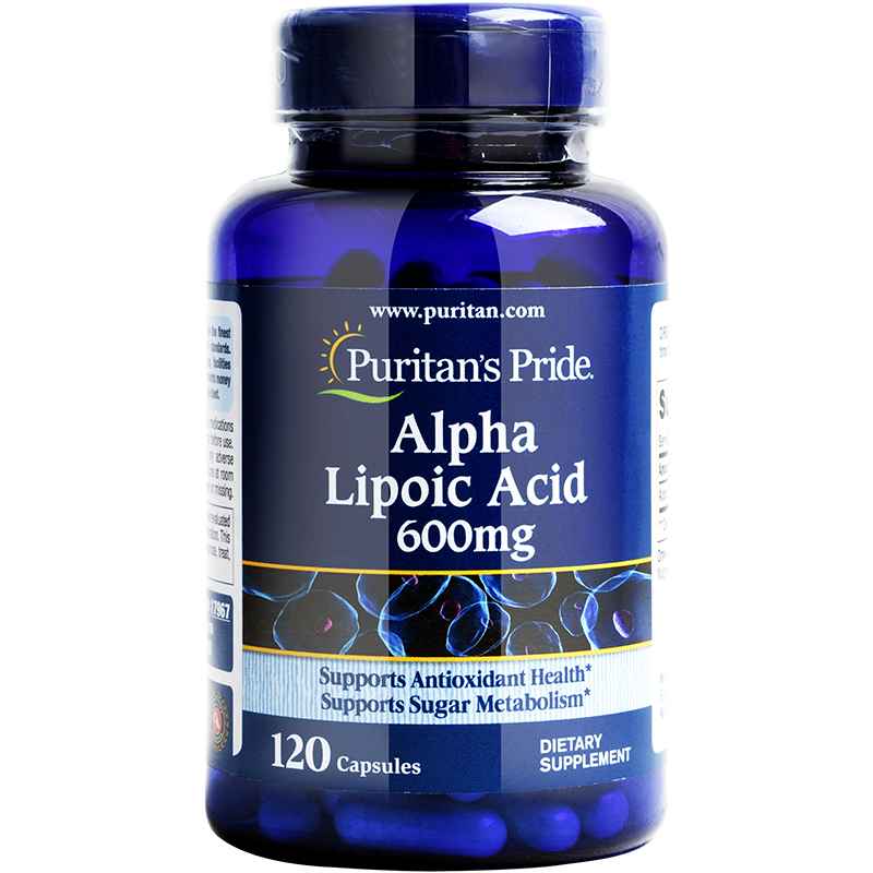 美国进口普丽普莱阿尔法硫辛酸片精华胶囊口服美容抗糖降氧营养品