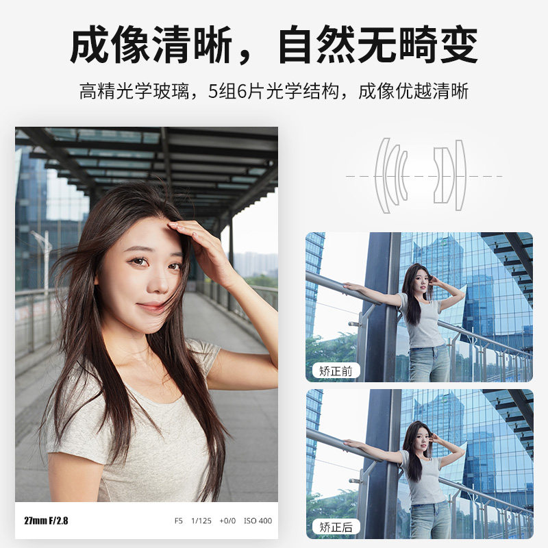 【捡漏福利】优篮子APS-C自动镜头相机27mm定焦F2.8适用E卡口索尼,淘宝优惠券,粉丝福利购,淘宝优惠卷