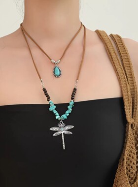 原创设计vintage波西米亚风项链