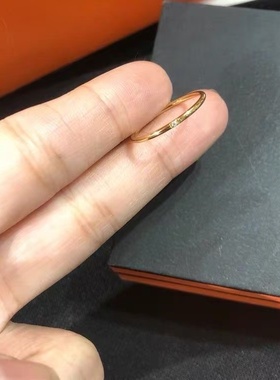 极细！时尚百搭戒指女不掉色简约