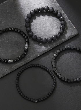 Vintage古着原创叠戴串珠手链