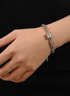 小蛮腰双层手链男款轻奢手环