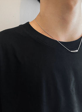 小茄子锁骨链男禁欲项链男潮