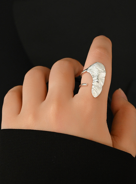 无性别面具女独特戒指轻奢小众