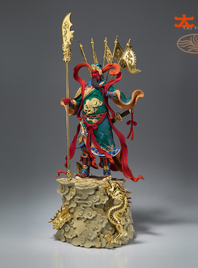 铜师傅智勇无敌关公佛像铜摆件