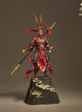 齐天大圣客厅桌面铜师傅铜