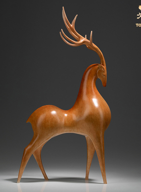 摆件礼品玄关工艺品铜师傅铜