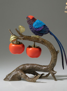 铜师傅铜摆件《吾家有喜事》