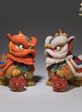 铜师傅铜摆件《狮舞祥瑞》