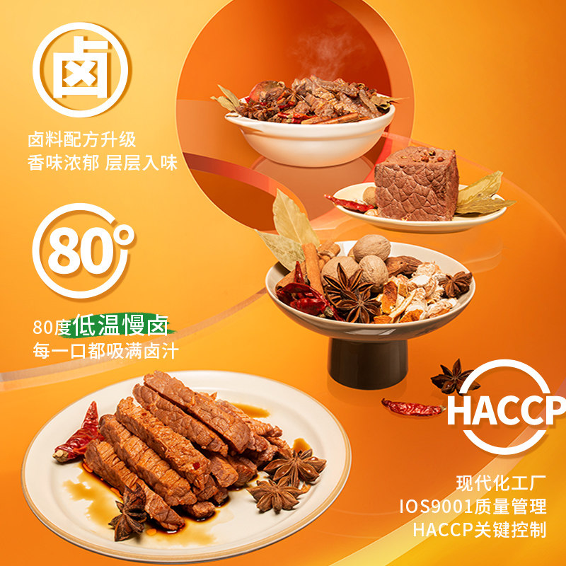 辣么卤力摇休闲冷吃120g麻辣牛肉 辣么卤力牛肉类