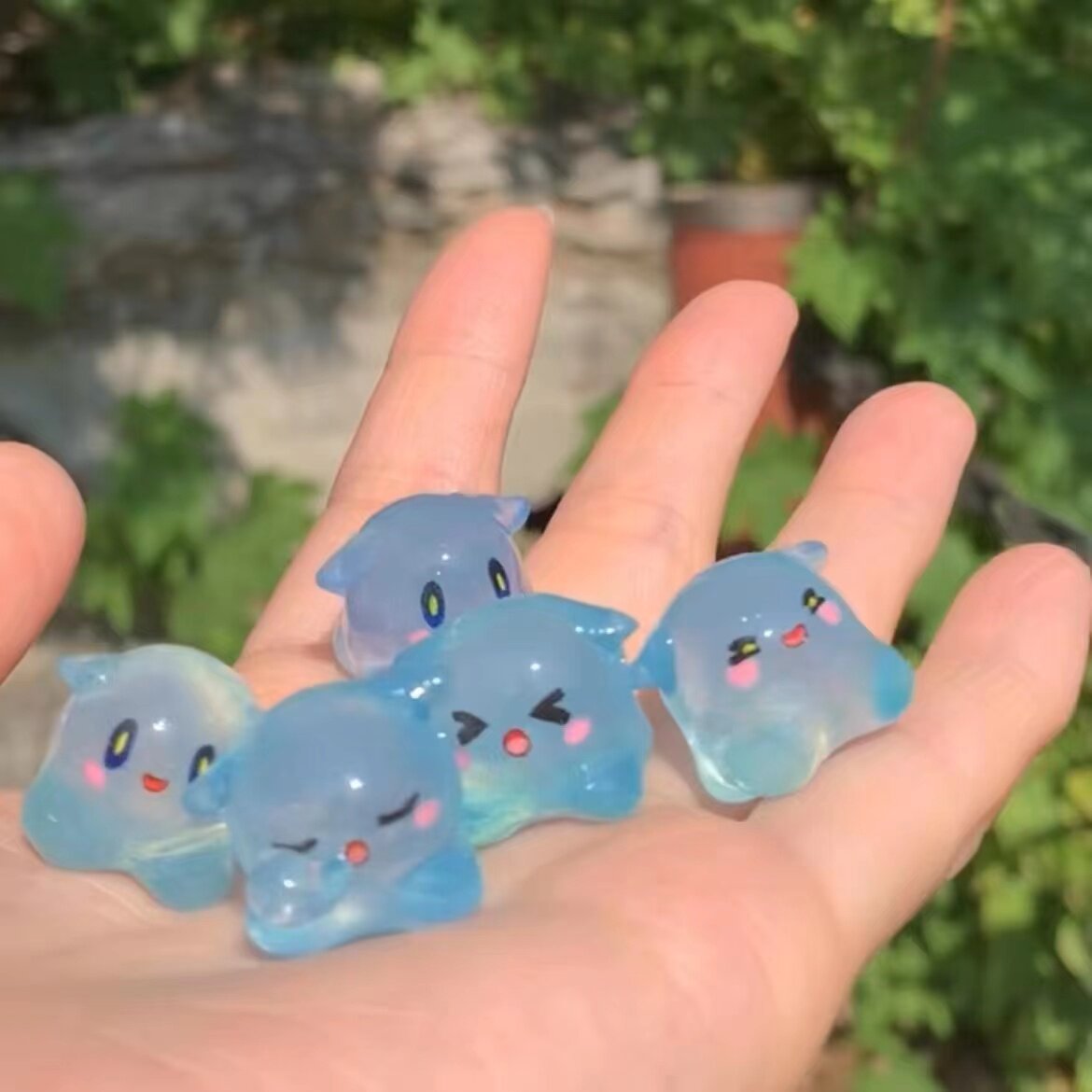 迷你艾比蛋仔派对神奇艾比挂件水捏捏夜光版动漫挂件饰品可送礼物