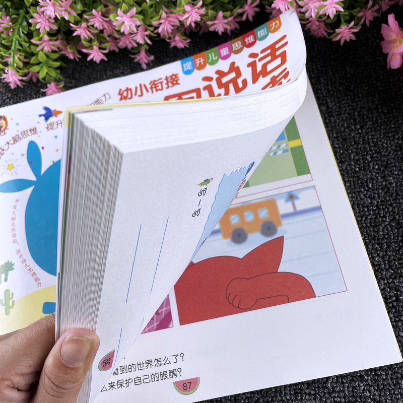 正版 幼小衔接看图说话阅读 彩色美绘版 宋璐 应急管理出版社 9787502079697