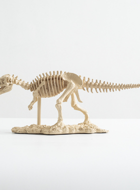 东来家居创意恐龙化石摆件书房样板间客厅柜子陈设模型骨架装饰品